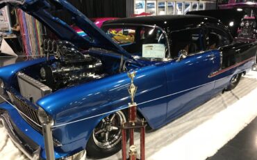 Chevrolet-Pro-street-1955-Black-Blue-Tan-Black