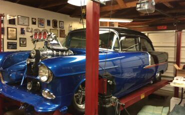 Chevrolet-Pro-street-1955-Black-Blue-Tan-Black-46