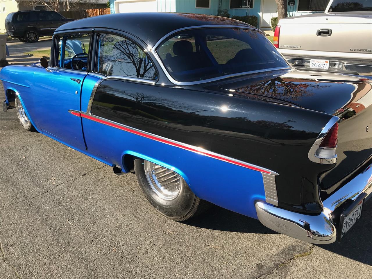 Chevrolet-Pro-street-1955-Black-Blue-Tan-Black-52