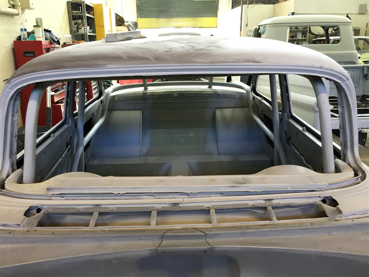 Chevrolet-Pro-street-1955-Black-Blue-Tan-Black-7