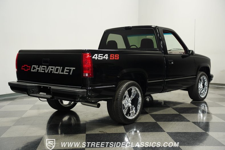 Chevrolet-Silverado-1990-Onyx-Black-Dark-Red-14