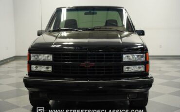 Chevrolet-Silverado-1990-Onyx-Black-Dark-Red-18