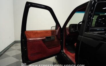 Chevrolet-Silverado-1990-Onyx-Black-Dark-Red-33
