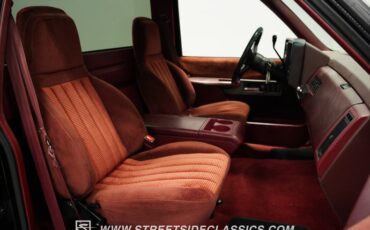 Chevrolet-Silverado-1990-Onyx-Black-Dark-Red-37