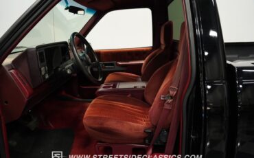 Chevrolet-Silverado-1990-Onyx-Black-Dark-Red-49