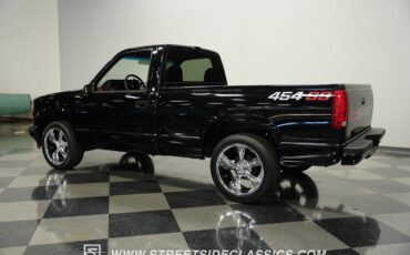 Chevrolet-Silverado-1990-Onyx-Black-Dark-Red-5