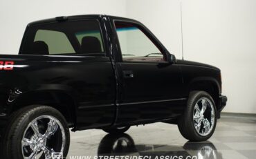 Chevrolet-Silverado-1990-Onyx-Black-Dark-Red-6