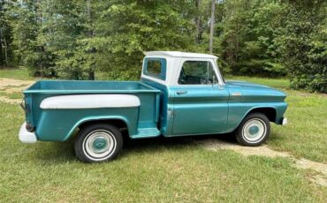 Chevrolet-Stepside-1965-Green-Gray-2