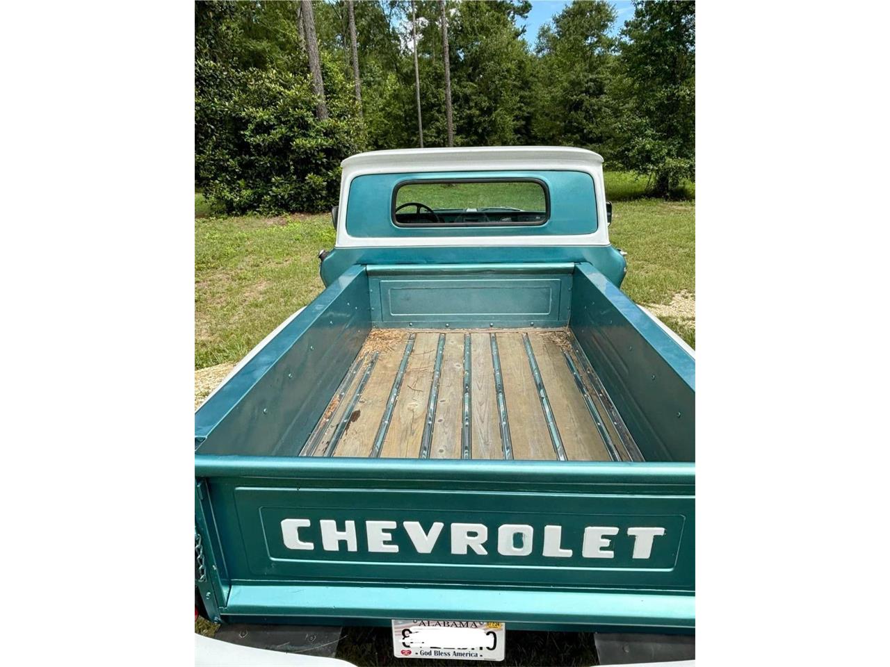 Chevrolet-Stepside-1965-Green-Gray-4