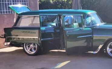 Chevrolet-Wagon-1955-Green-14