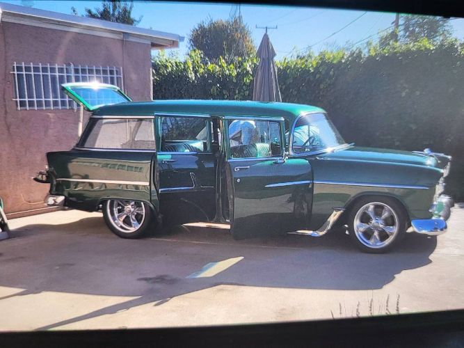 Chevrolet-Wagon-1955-Green-16