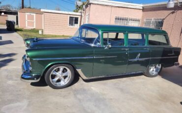Chevrolet-Wagon-1955-Green-23