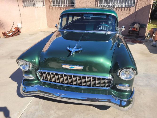 Chevrolet-Wagon-1955-Green-4