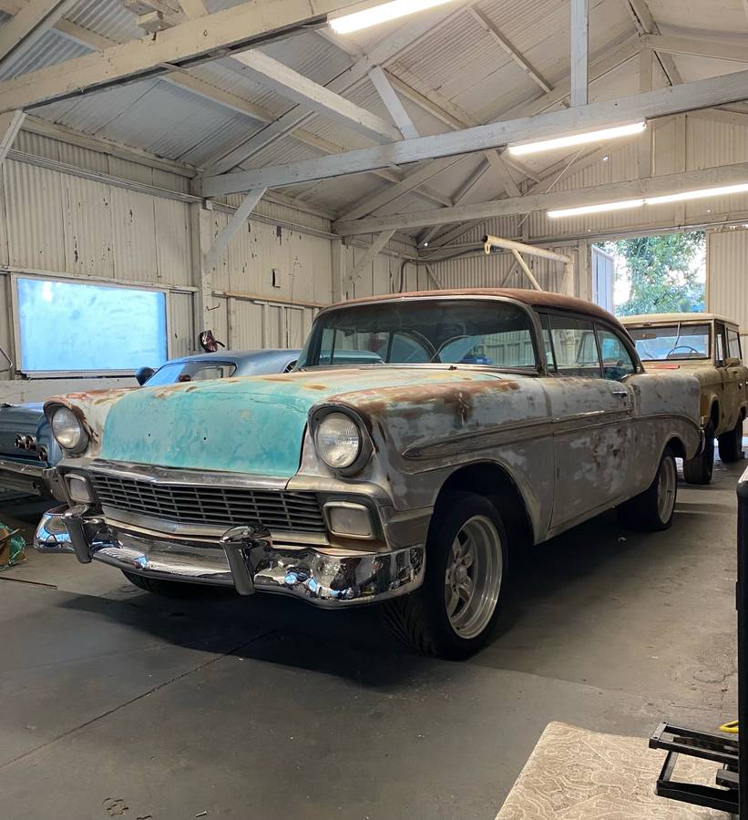 Chevrolet-bel-air-2-door-hardtop-no-post-1956-blue-1