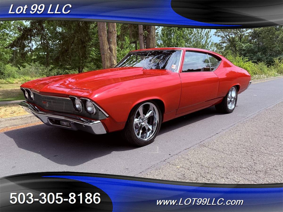 Chevrolet-chevelle-396-bbc-5-speed-manual-ac-resto-1969-red-1