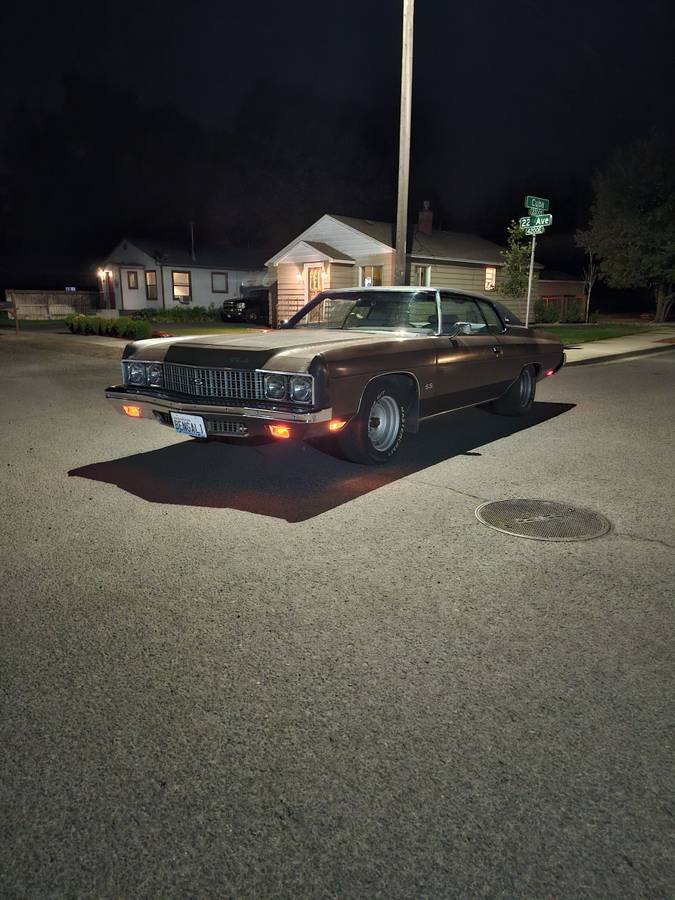 Chevrolet-chevy-impala-1973-brown
