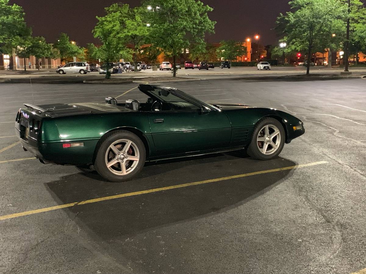 Chevrolet-corvette-1992-green-1