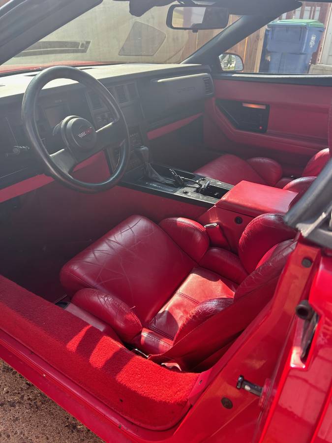 Chevrolet-corvette-convertible-1989-red-1