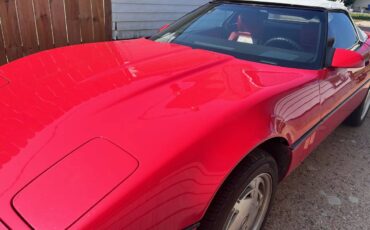 Chevrolet-corvette-convertible-1989-red