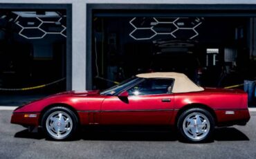 Chevrolet-corvette-convertible-1989-red