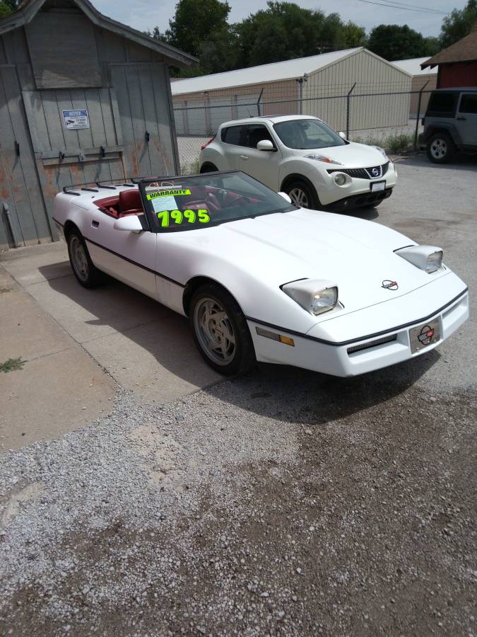 Chevrolet-corvette-convertible-1990-white-1