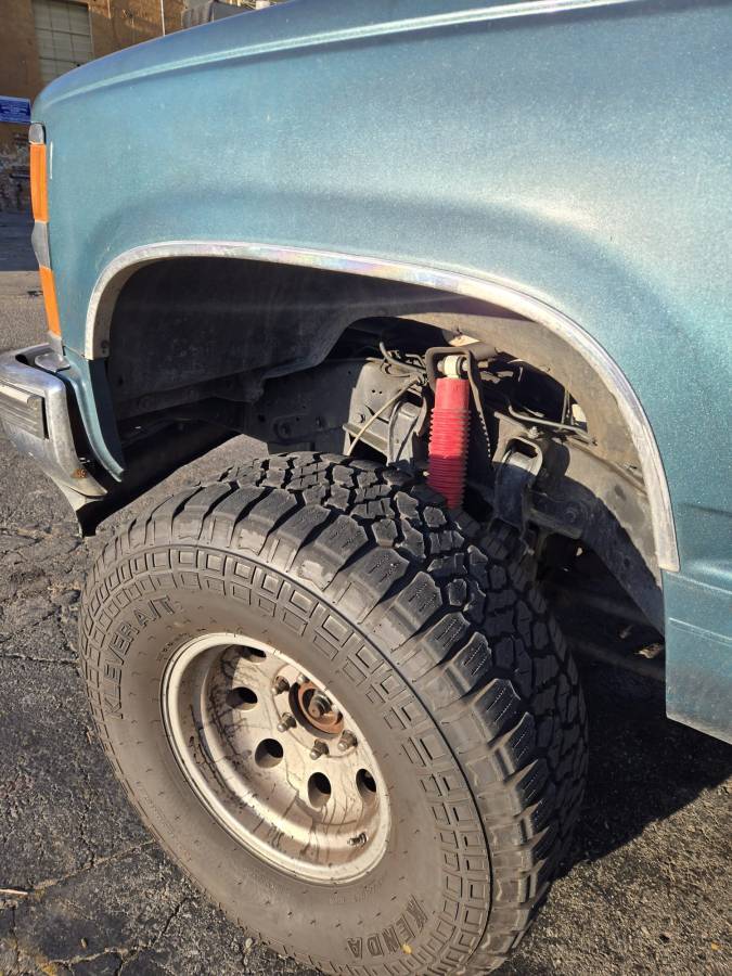 Chevrolet-silverado-1500-1993-green-1