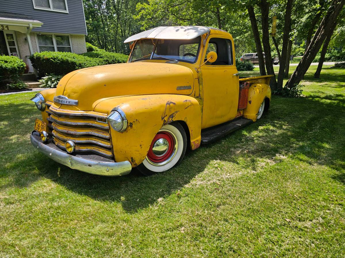 Chevy-2500-pick-up-1950-yellow-4
