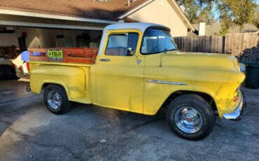 Chevy-3500-stepside-1956-yellow-1