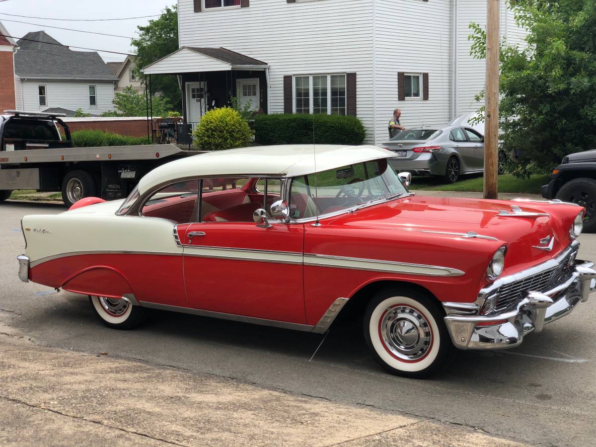 Chevy-bel-air-1956-red