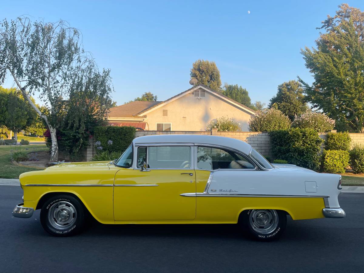 Chevy-belair-1955-yellow-3