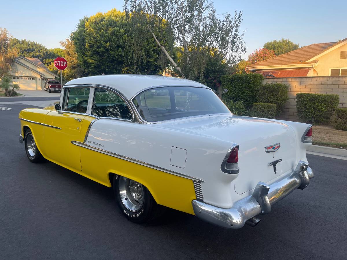 Chevy-belair-1955-yellow-5