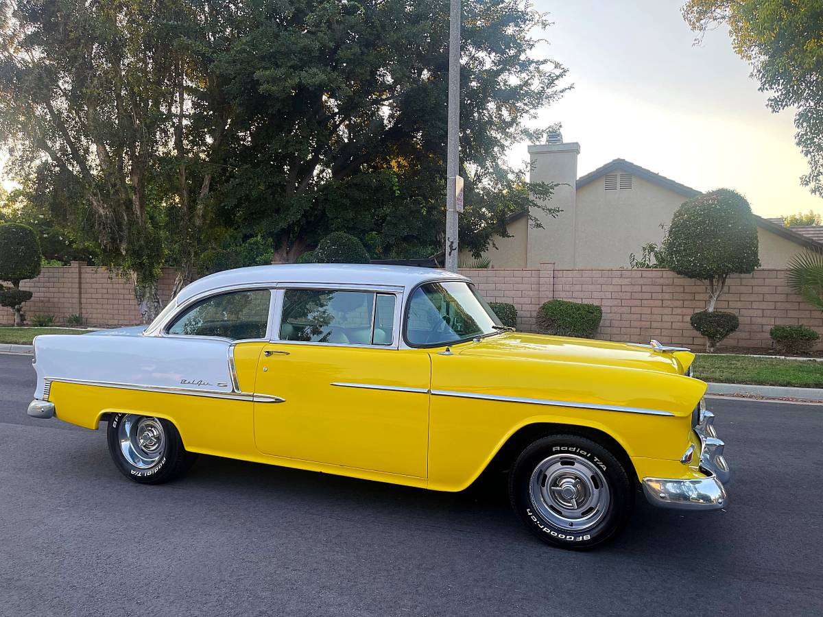 Chevy-belair-1955-yellow-7