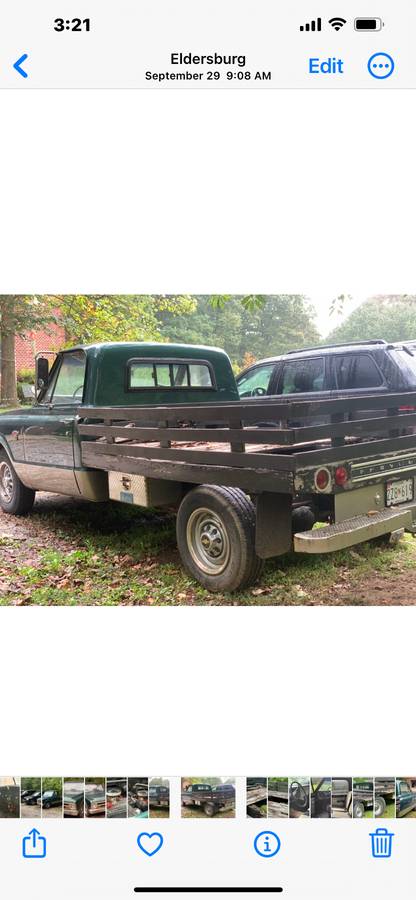 Chevy-pickup-30-full-ton-8lug-1967-green-4