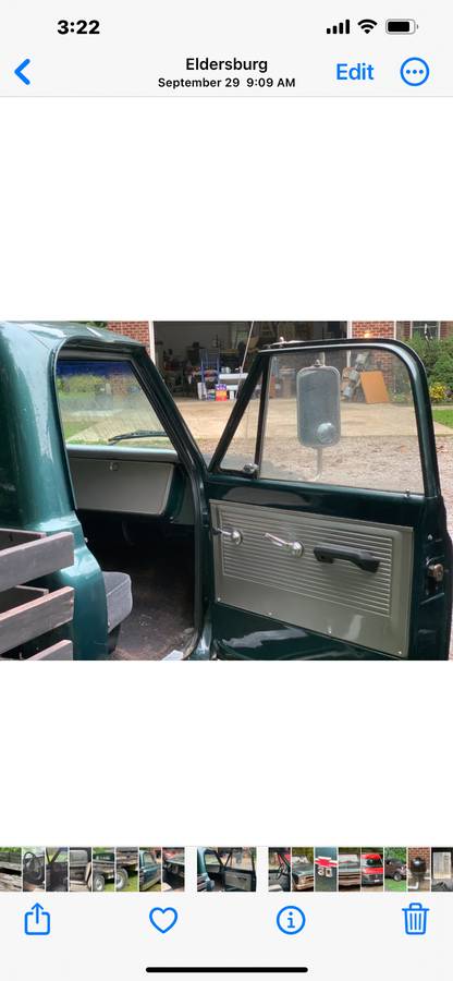 Chevy-pickup-30-full-ton-8lug-1967-green-5