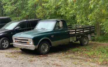Chevy-pickup-30-full-ton-8lug-1967-green-7