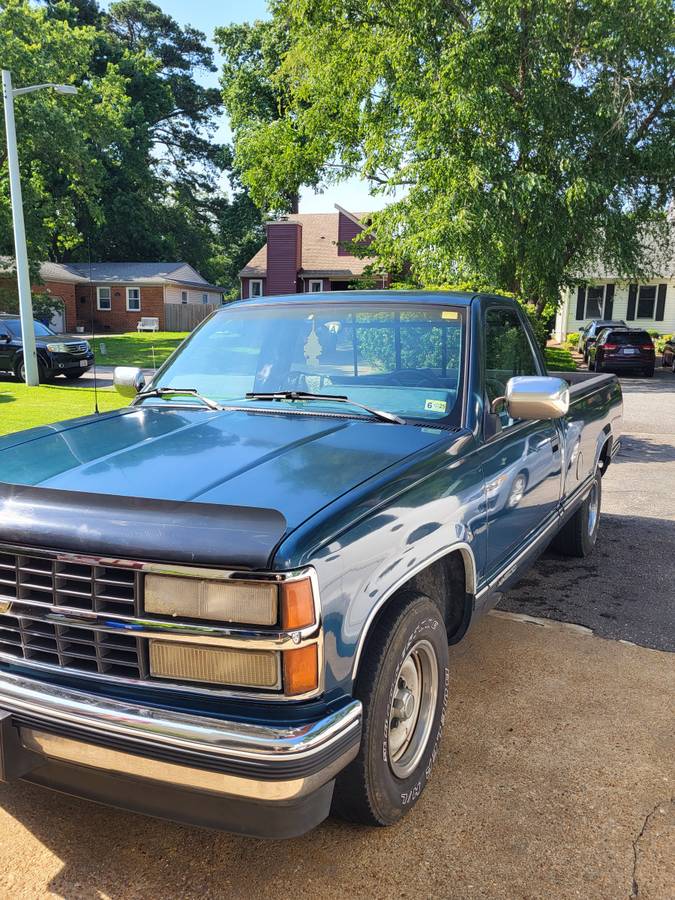 Chevy-silverado-1500-1991-blue-1