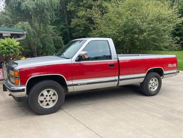 Chevy-silverado-1500-4x4-1990-red-1