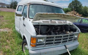 Dodge-150-van-1990-white