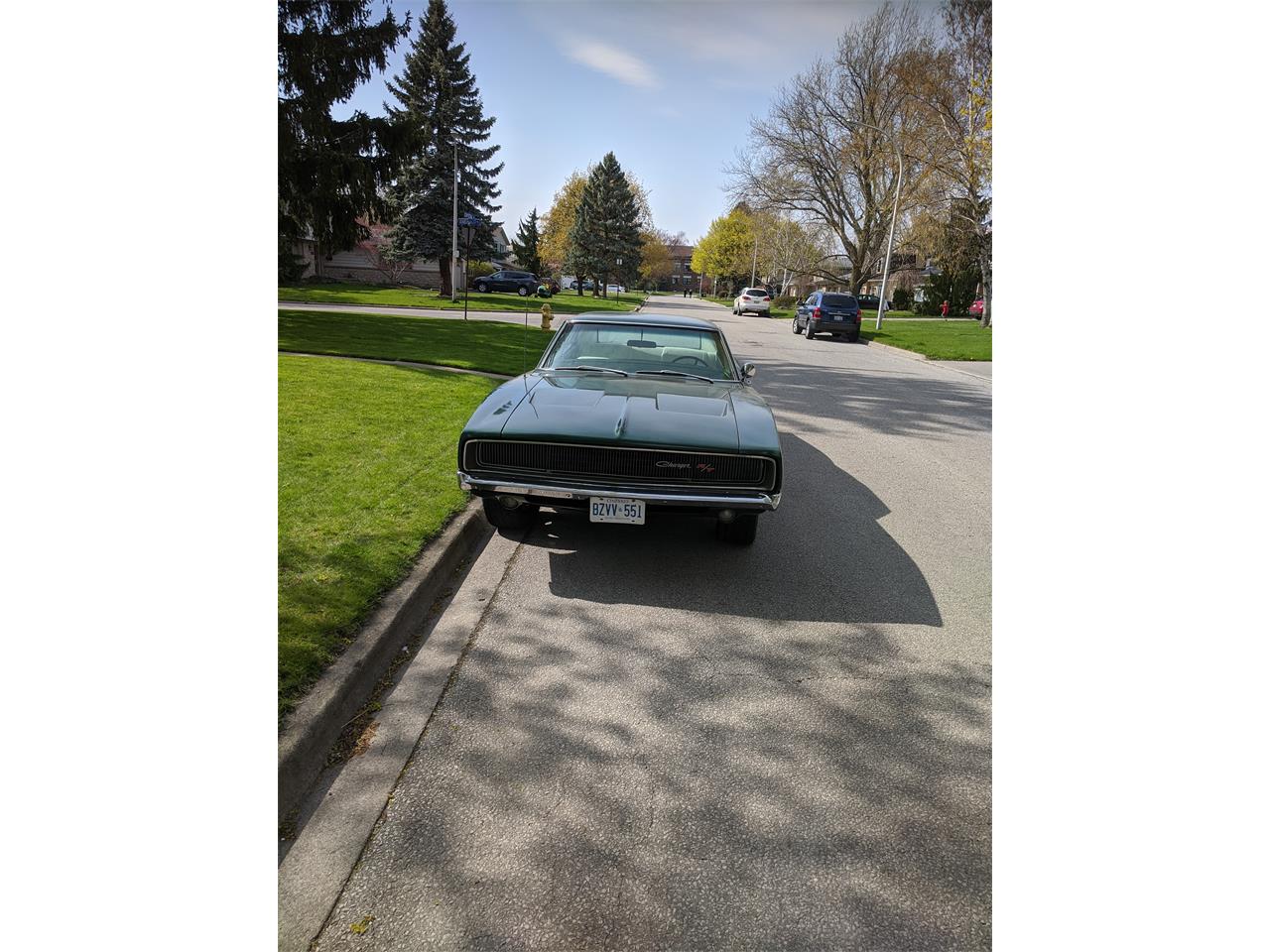 Dodge-Charger-1968-Dark-Green-White-4