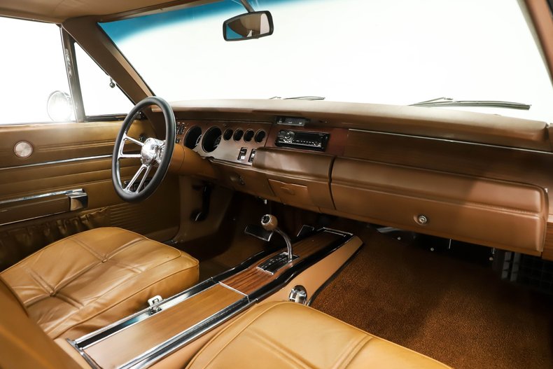 Dodge-Charger-1969-Black-Tan-35