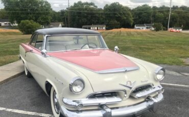 Dodge-Coronet-1955-WhiteBlackRose-BlackWhite