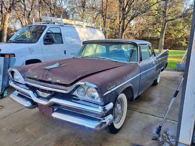 Dodge-Coronet-1957-Black-16
