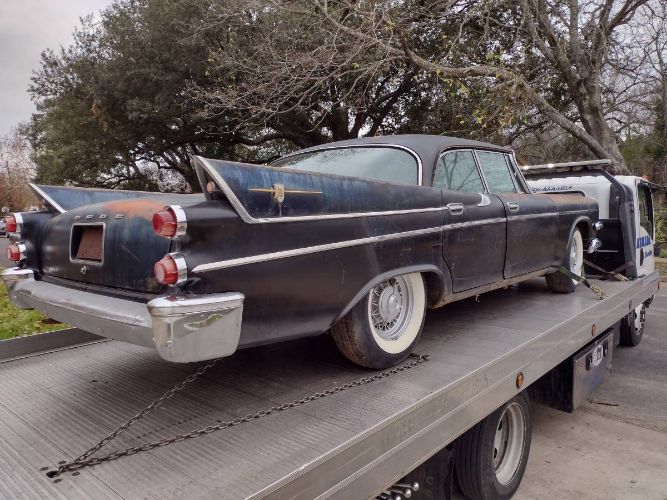 Dodge-Coronet-1957-Black-2