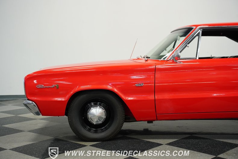 Dodge-Coronet-1966-Red-Black-23