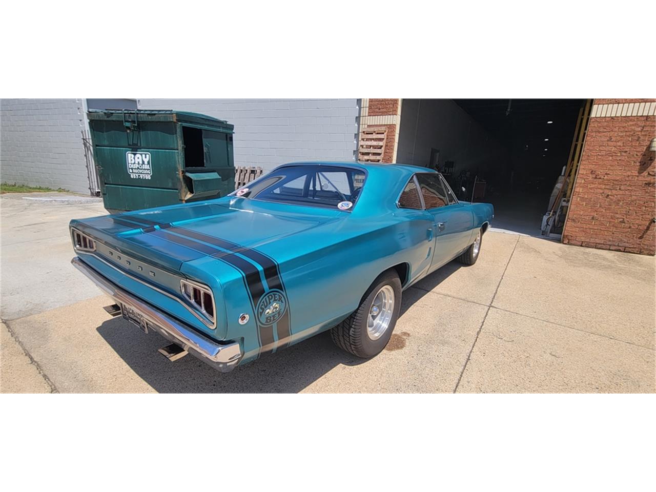 Dodge-Coronet-1968-Medium-Turquoise-Black-10