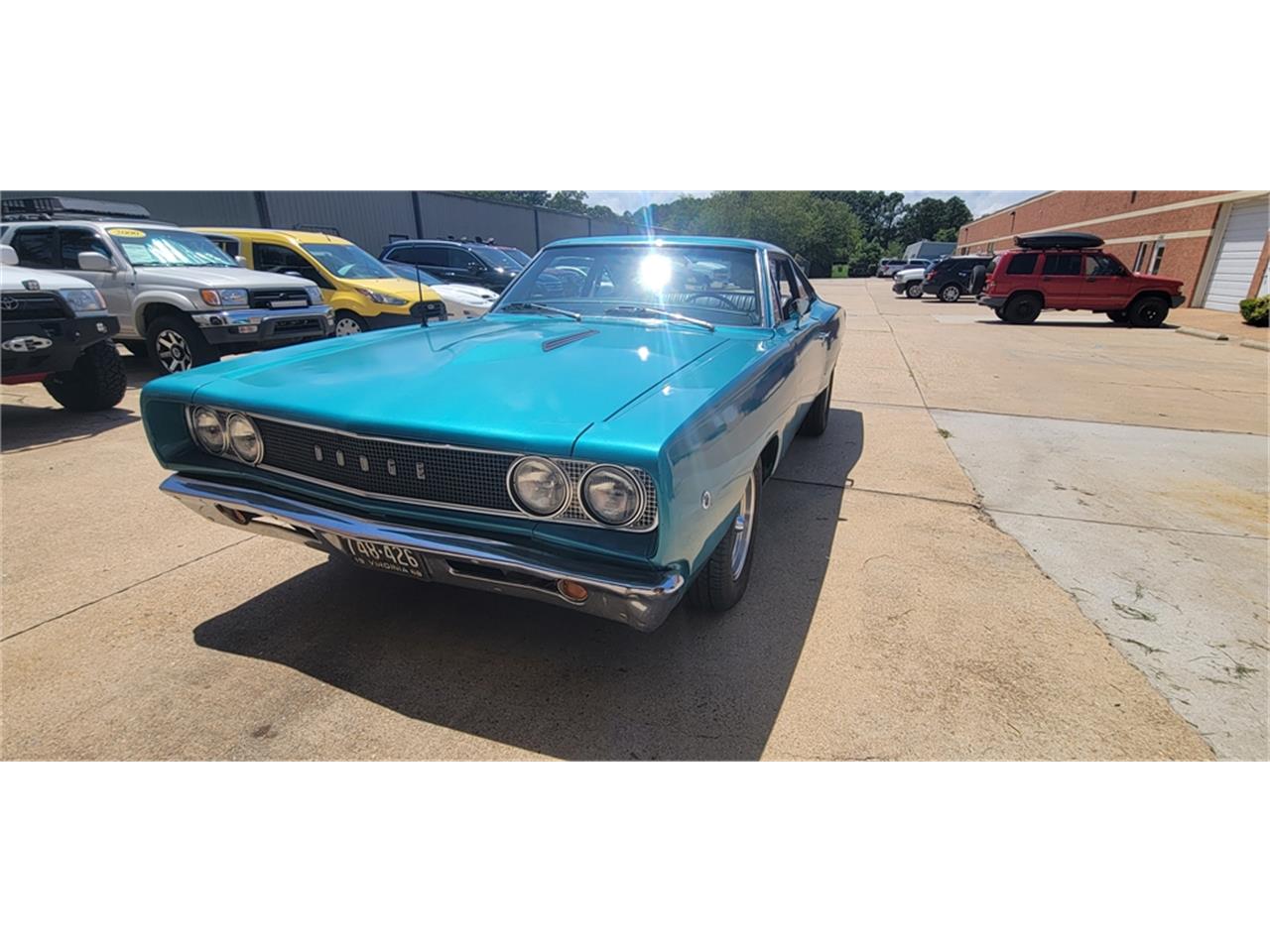Dodge-Coronet-1968-Medium-Turquoise-Black-14