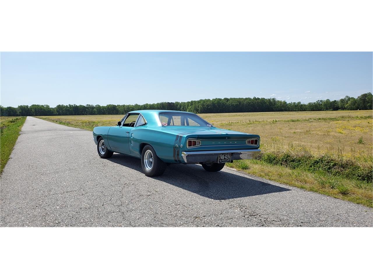 Dodge-Coronet-1968-Medium-Turquoise-Black-49