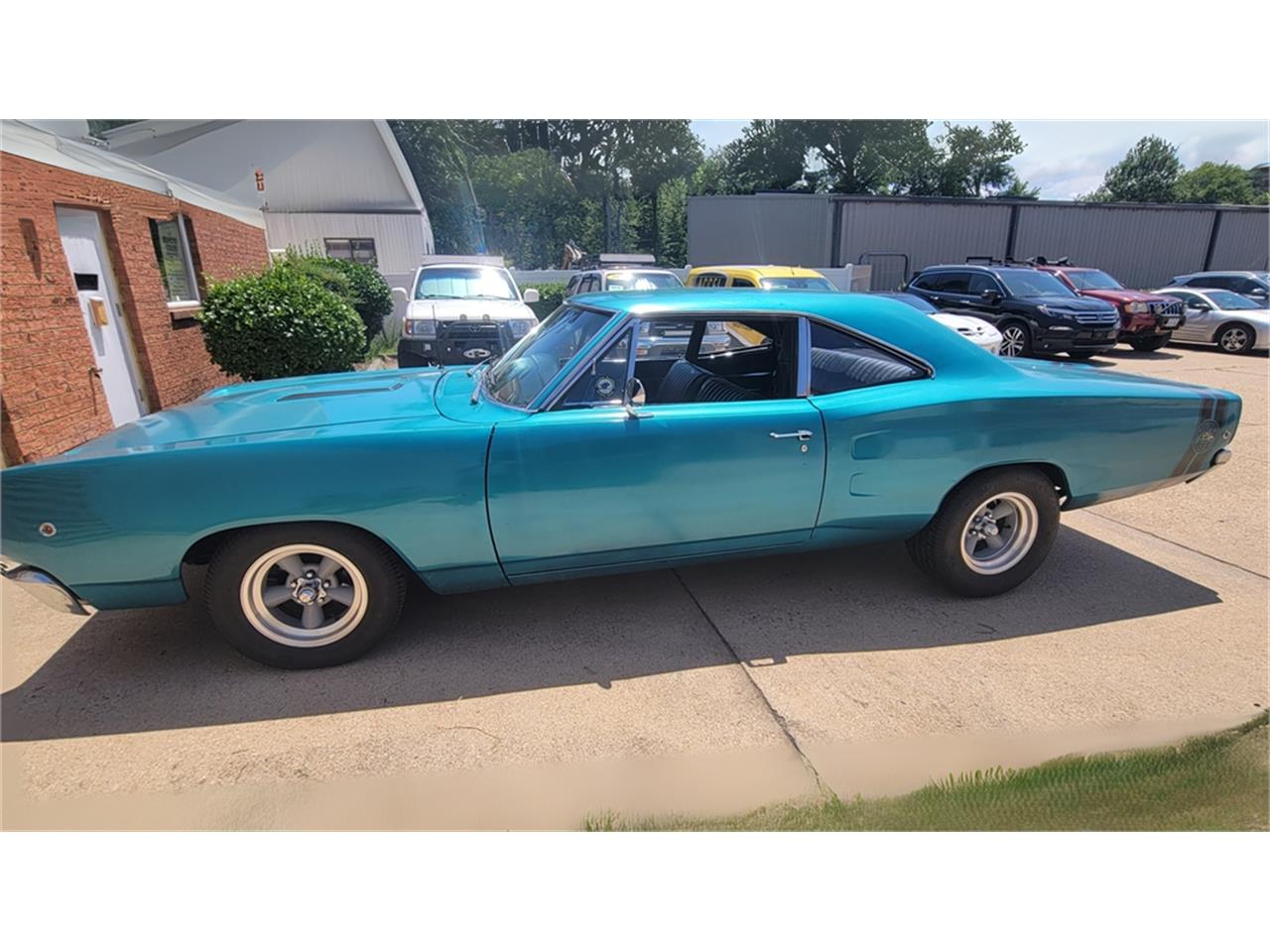Dodge-Coronet-1968-Medium-Turquoise-Black-5