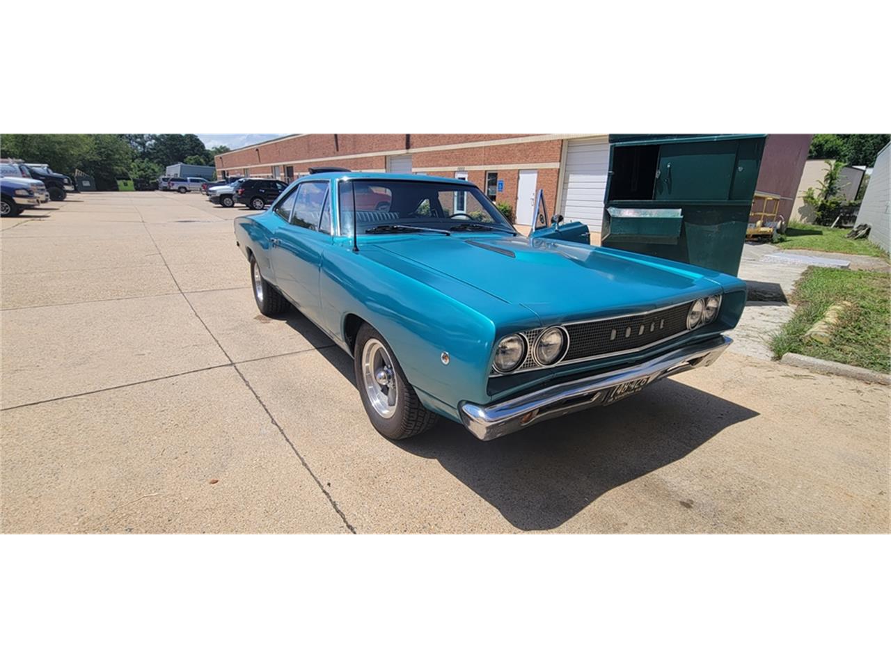 Dodge-Coronet-1968-Medium-Turquoise-Black-8