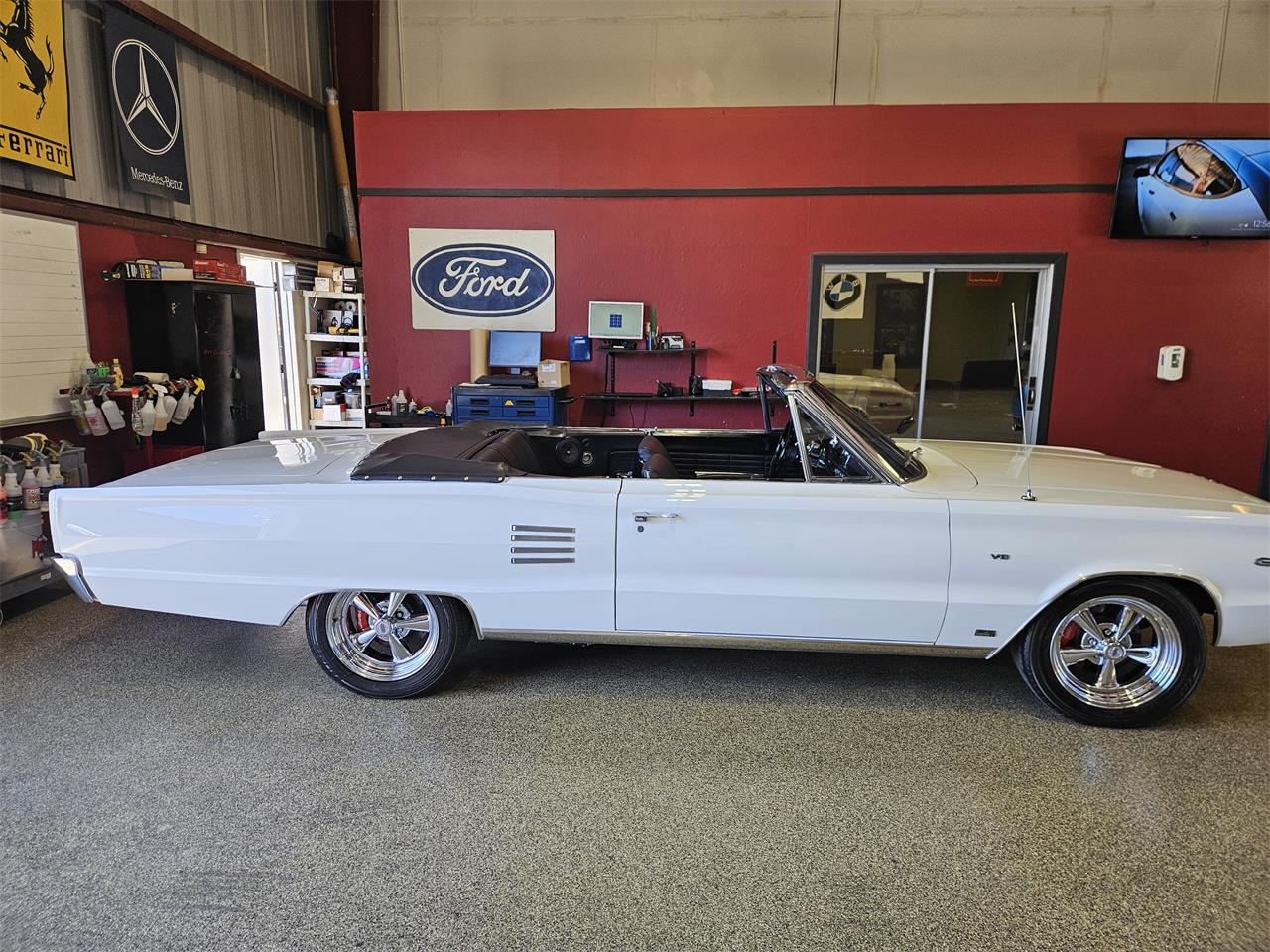 Dodge-Coronet-500-1966-White-Black-46